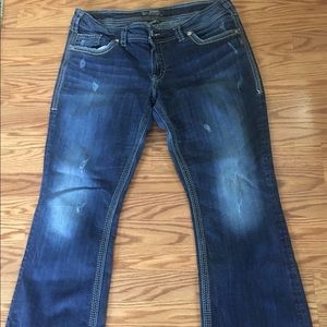 silver jeans suki surplus size 16/30
